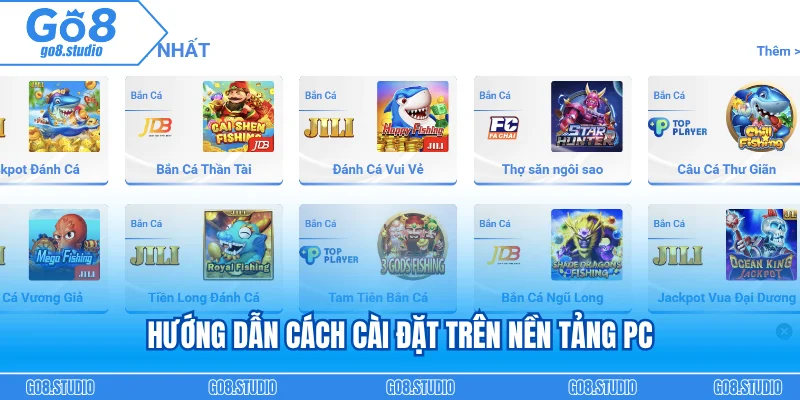 Hướng dẫn cách cài đặt trên nền tảng PC