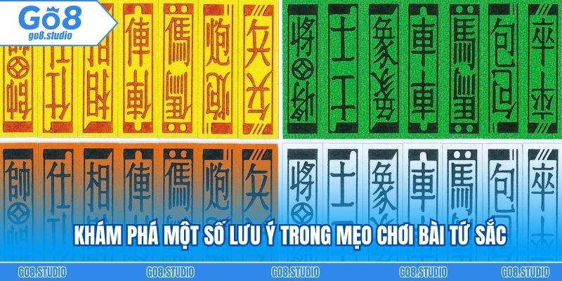 Khám phá một số lưu ý trong mẹo chơi bài tứ sắc