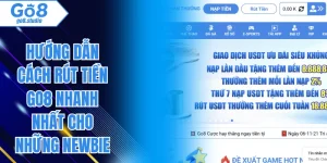 Hướng Dẫn Cách Rút Tiền GO8 Nhanh Nhất Cho Những Newbie
